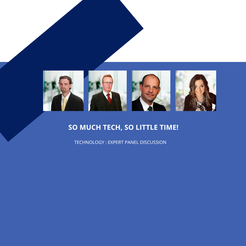 So Much Tech, So Little Time: Advice from the Trenches (Technology Panel)